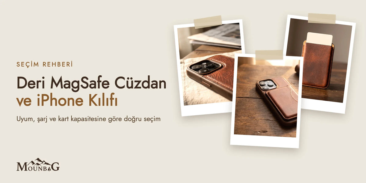 Deri MagSafe cüzdan ve iPhone kılıfı seçim rehberi kapak görseli