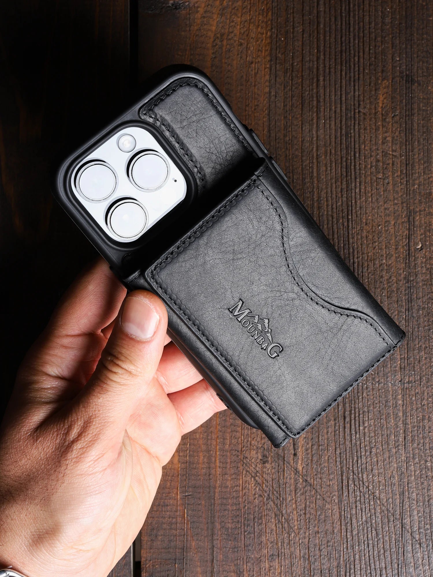 Teos Deri MagSafe Cüzdan