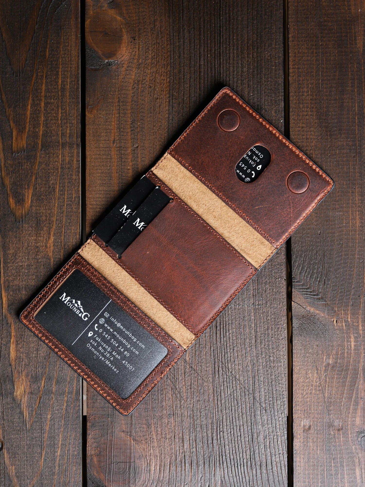 Teos Deri MagSafe Cüzdan