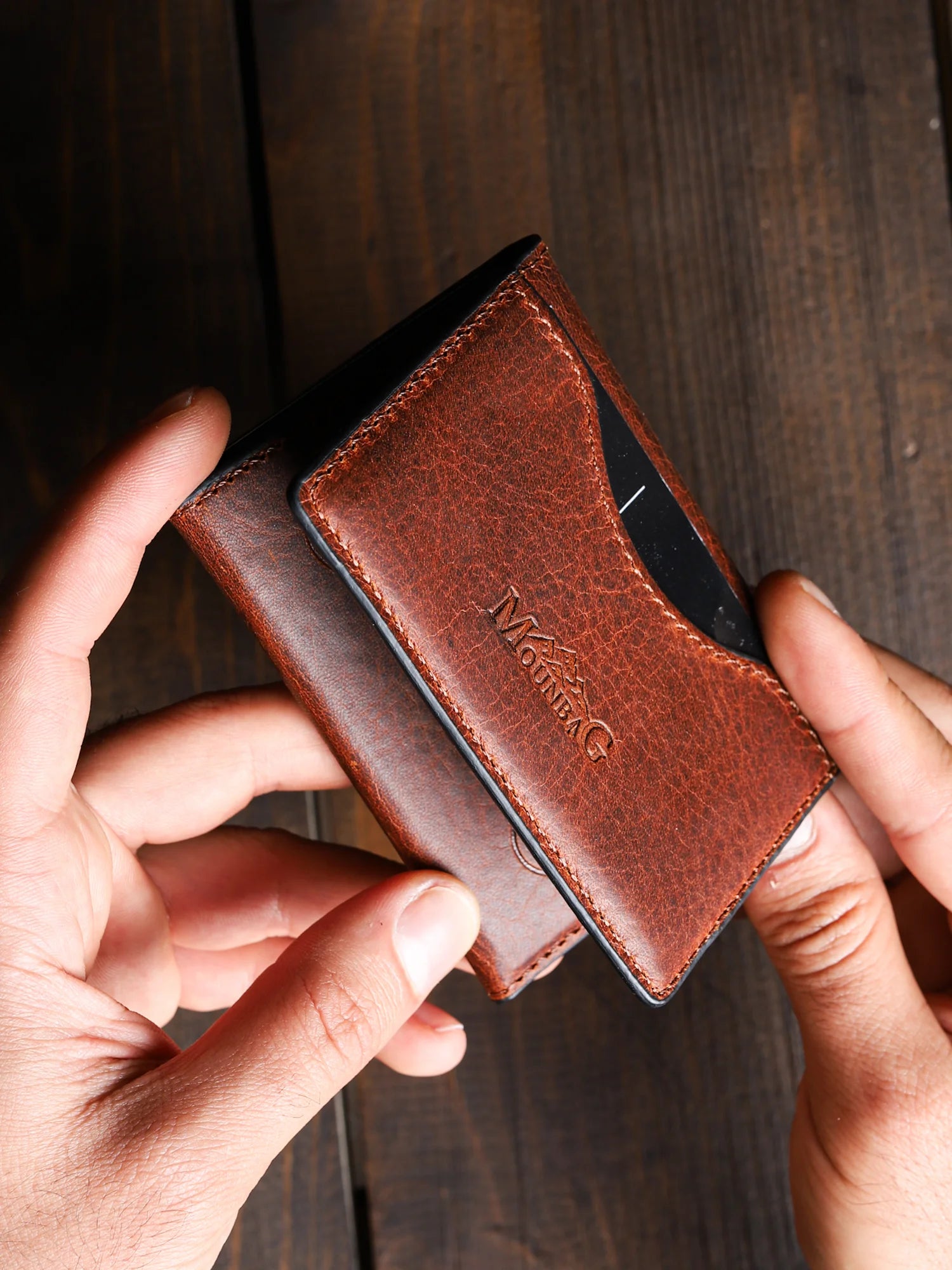 Teos Deri MagSafe Cüzdan