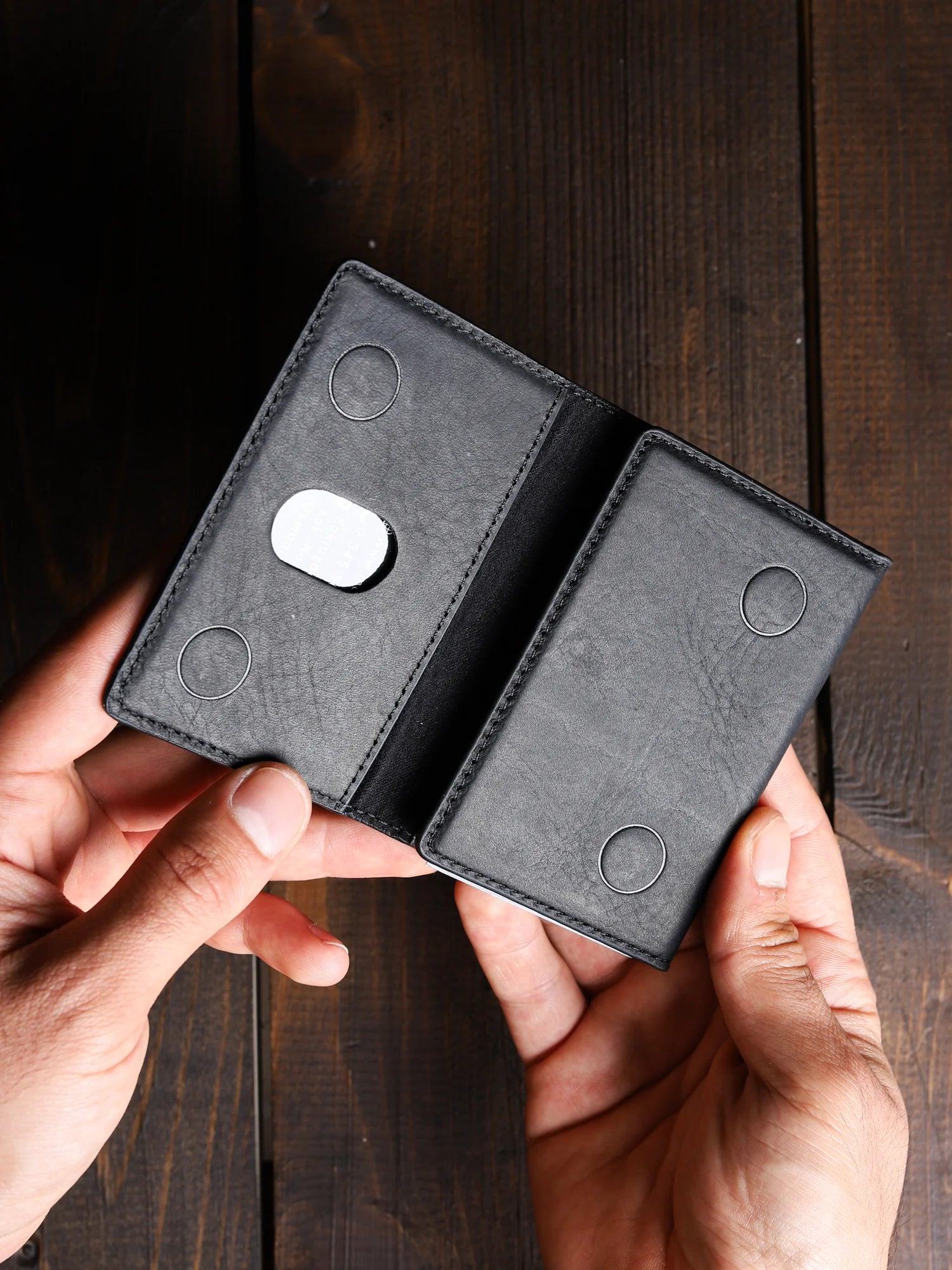 Teos Deri MagSafe Cüzdan