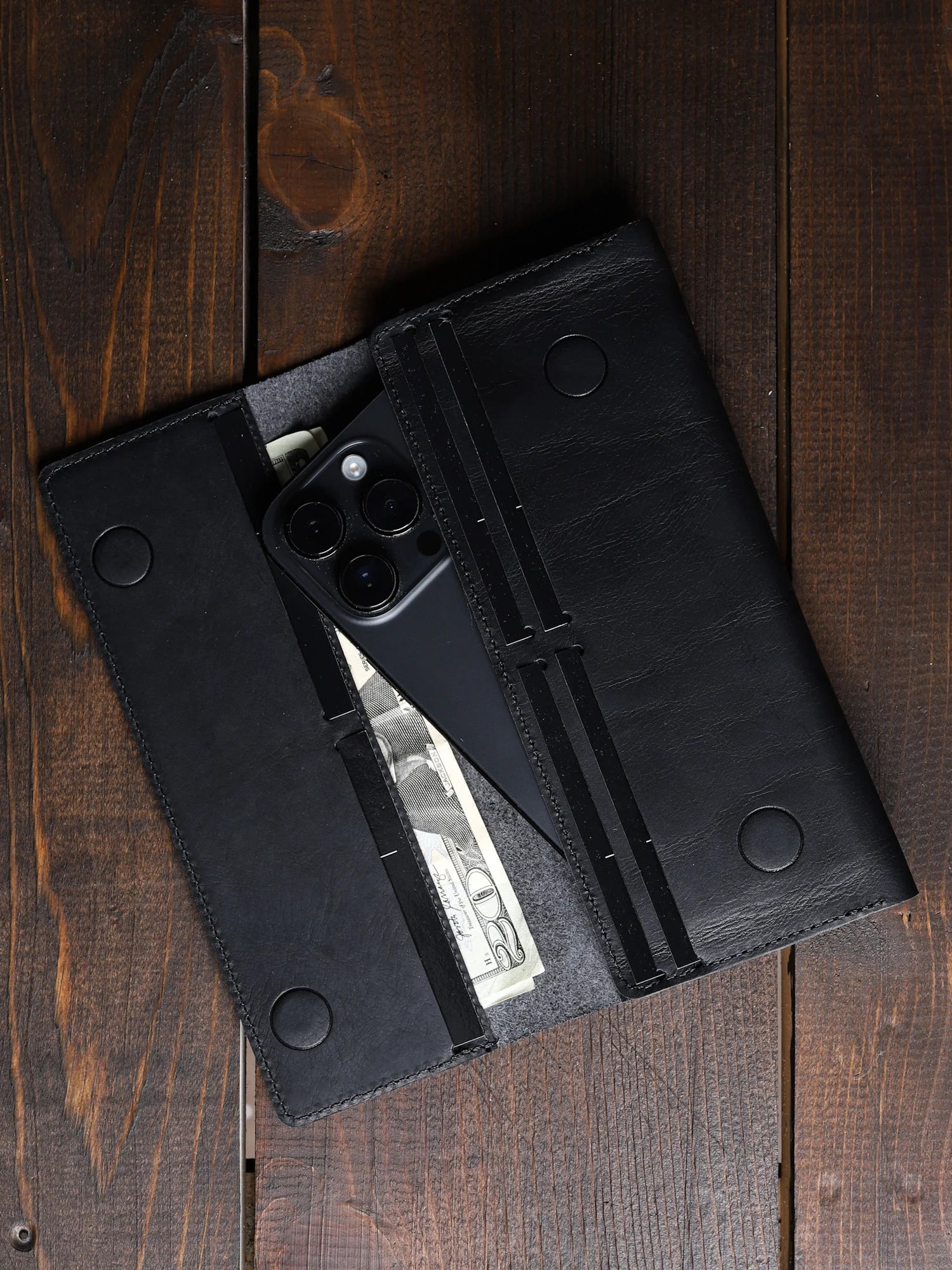 Machu Deri Telefon Cüzdanı