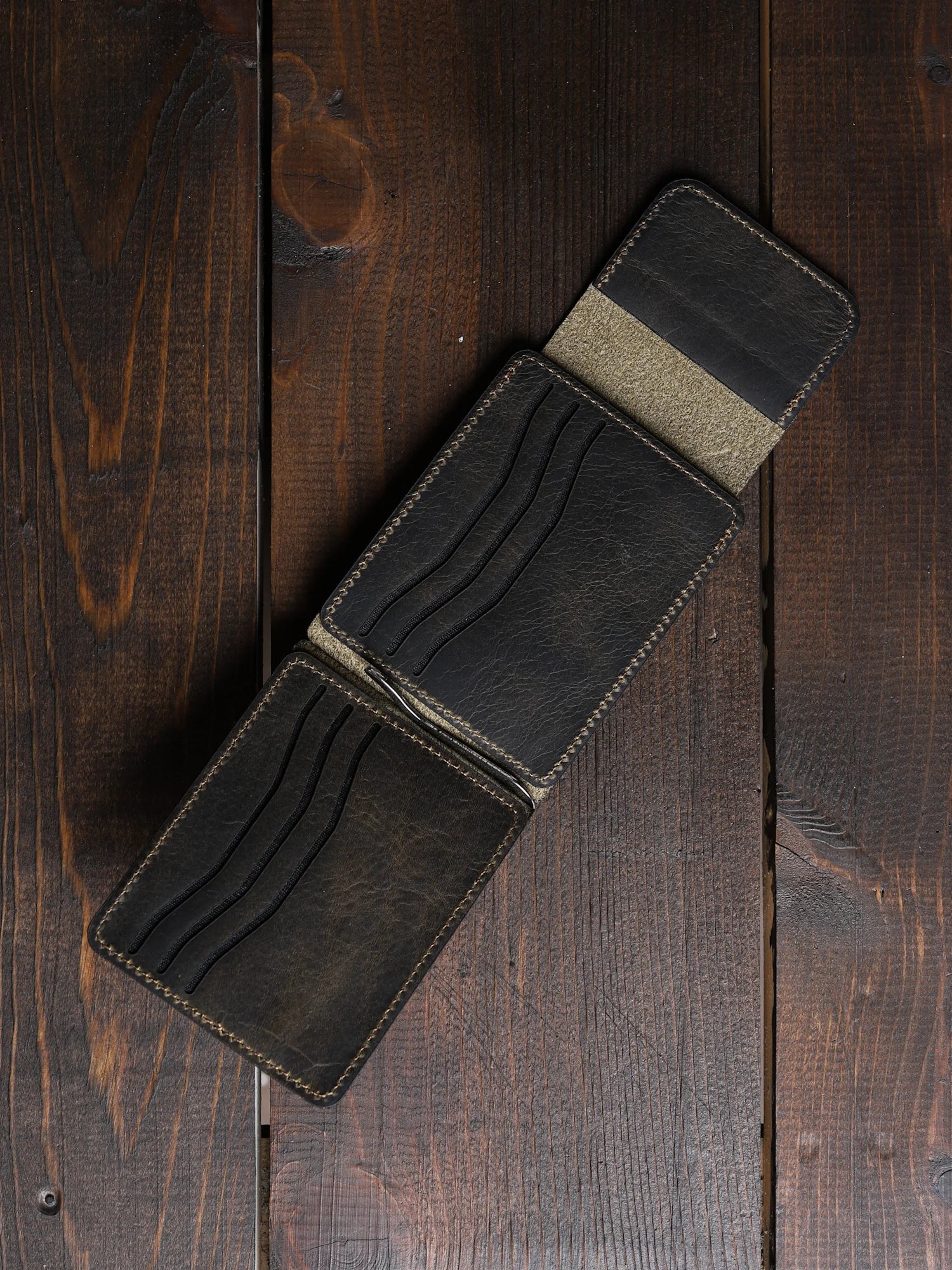 Magnesia Nakit Klipsli Deri Cüzdan