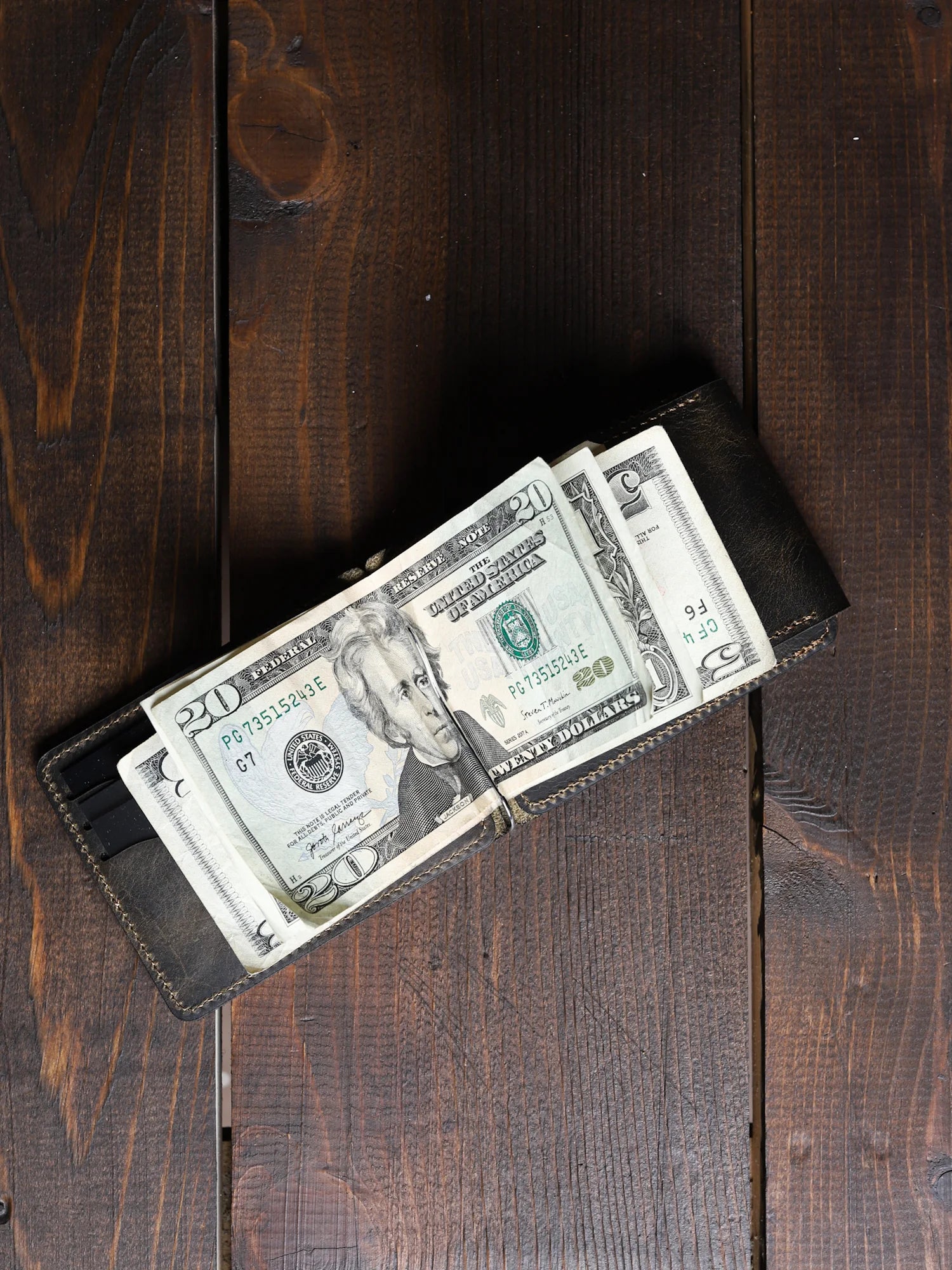 Magnesia Nakit Klipsli Deri Cüzdan