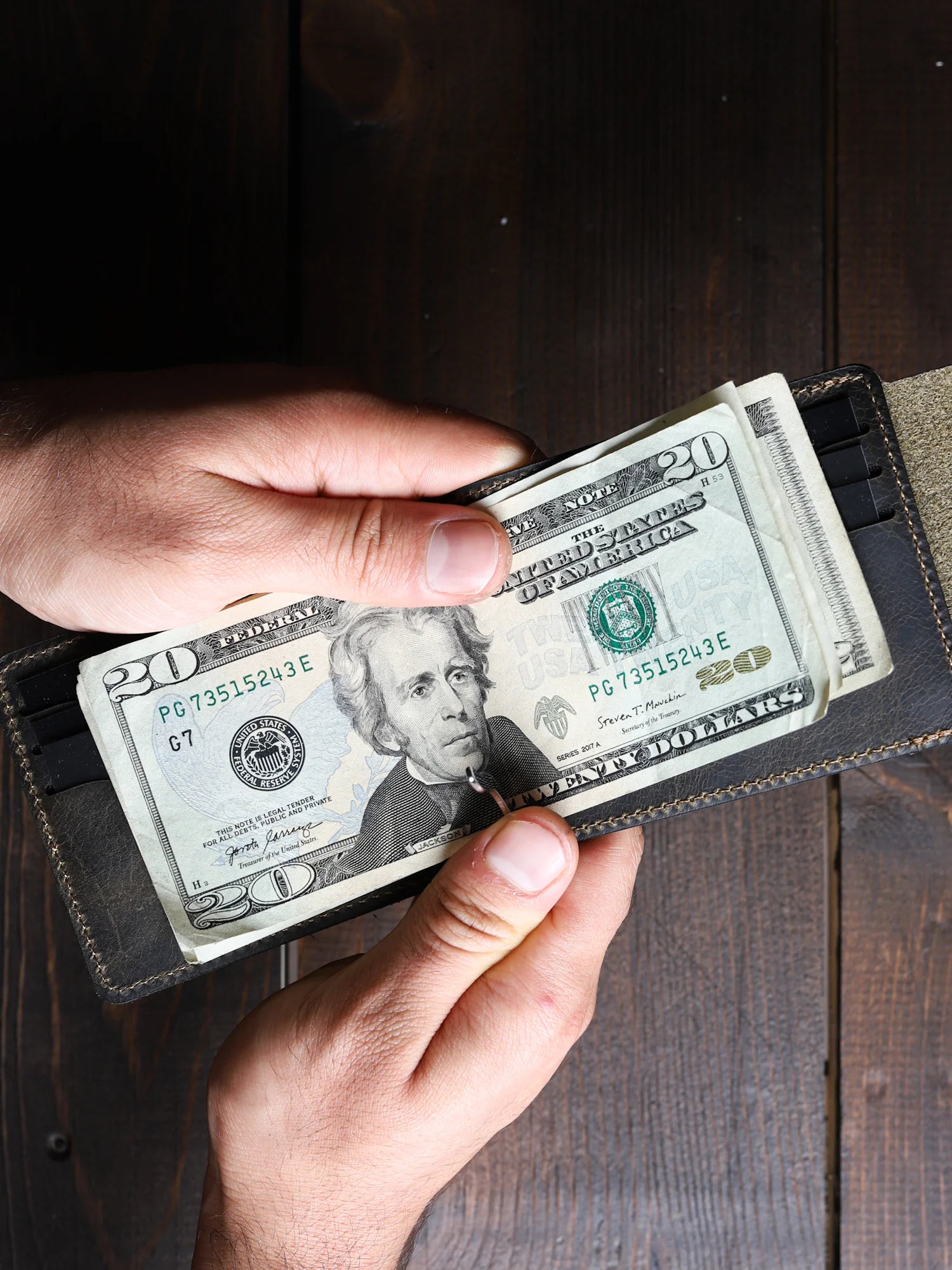 Magnesia Nakit Klipsli Deri Cüzdan