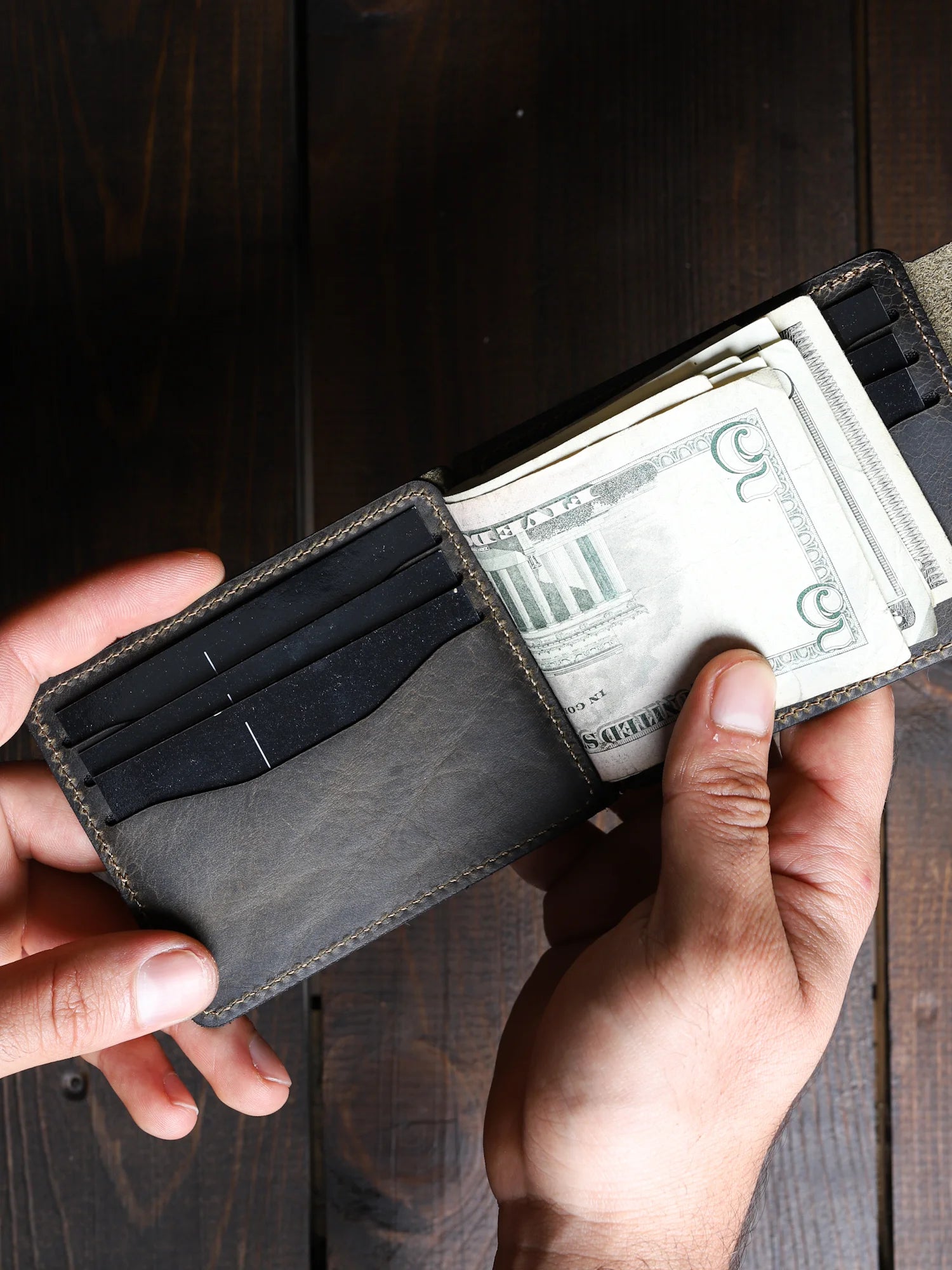 Magnesia Nakit Klipsli Deri Cüzdan