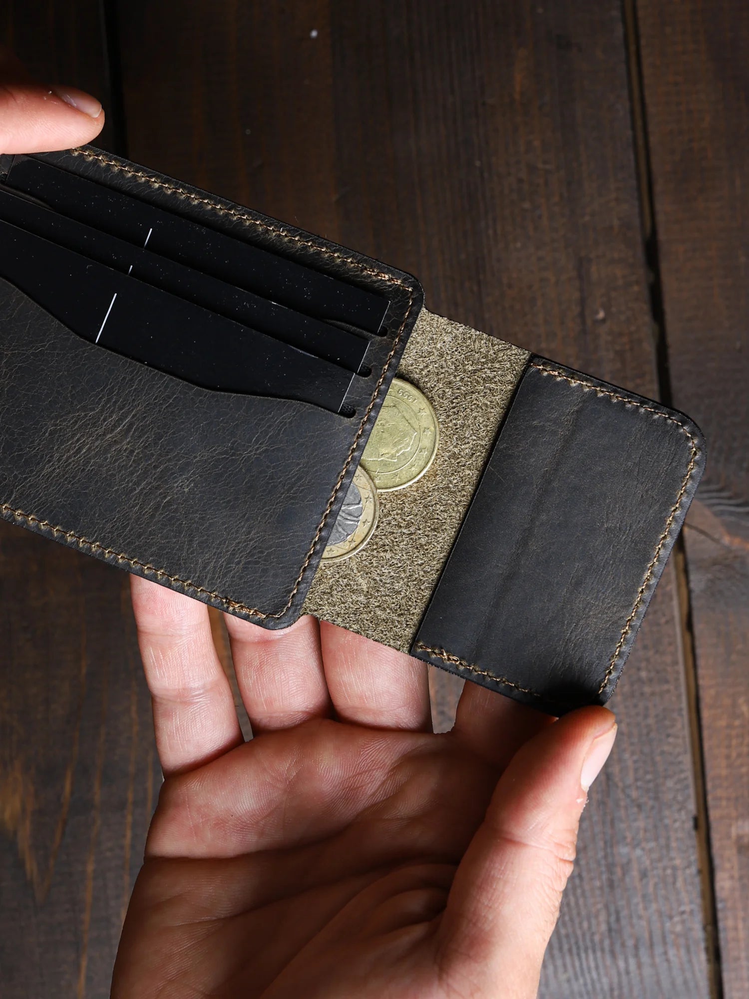 Magnesia Nakit Klipsli Deri Cüzdan