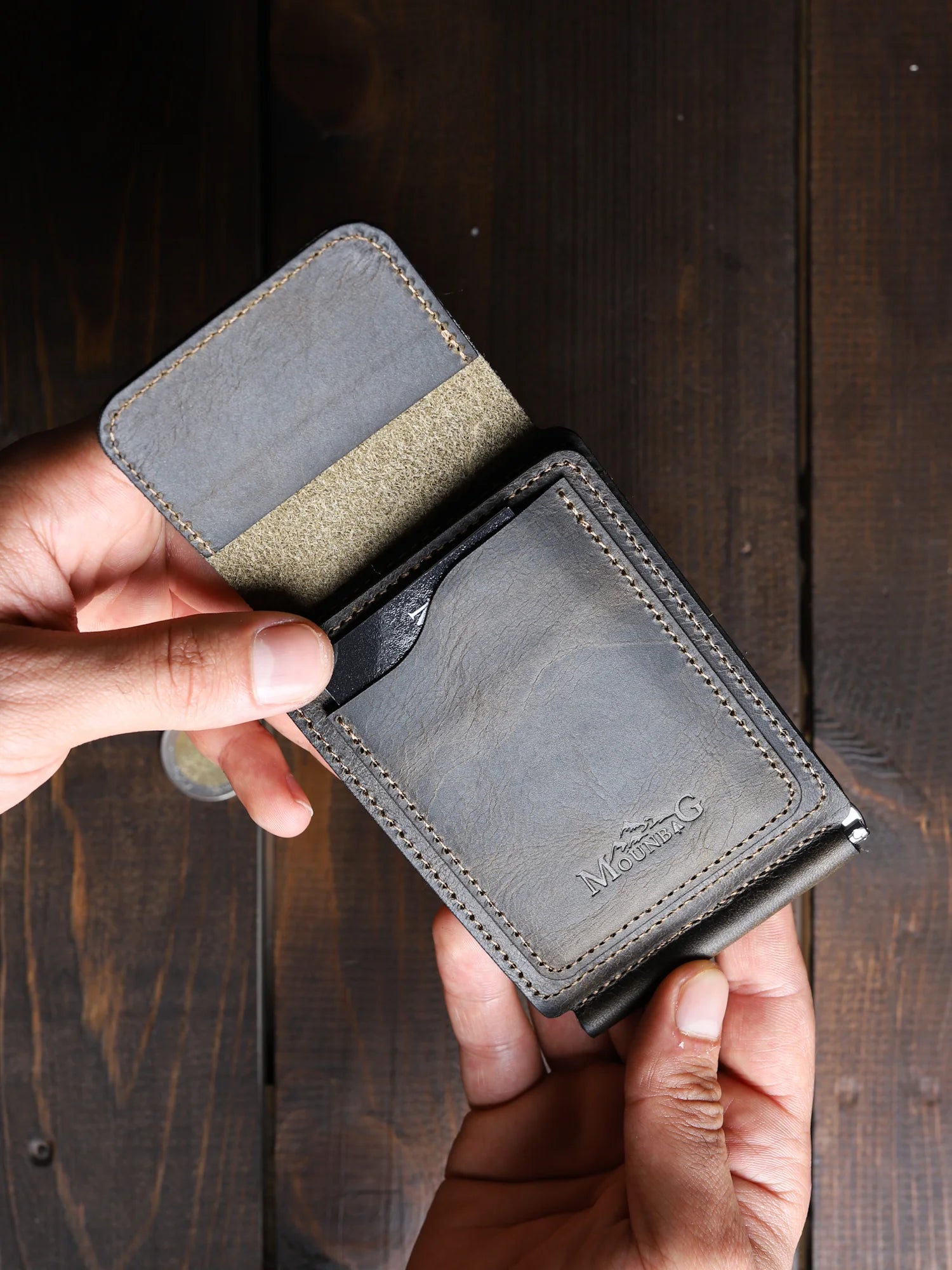 Magnesia Nakit Klipsli Deri Cüzdan