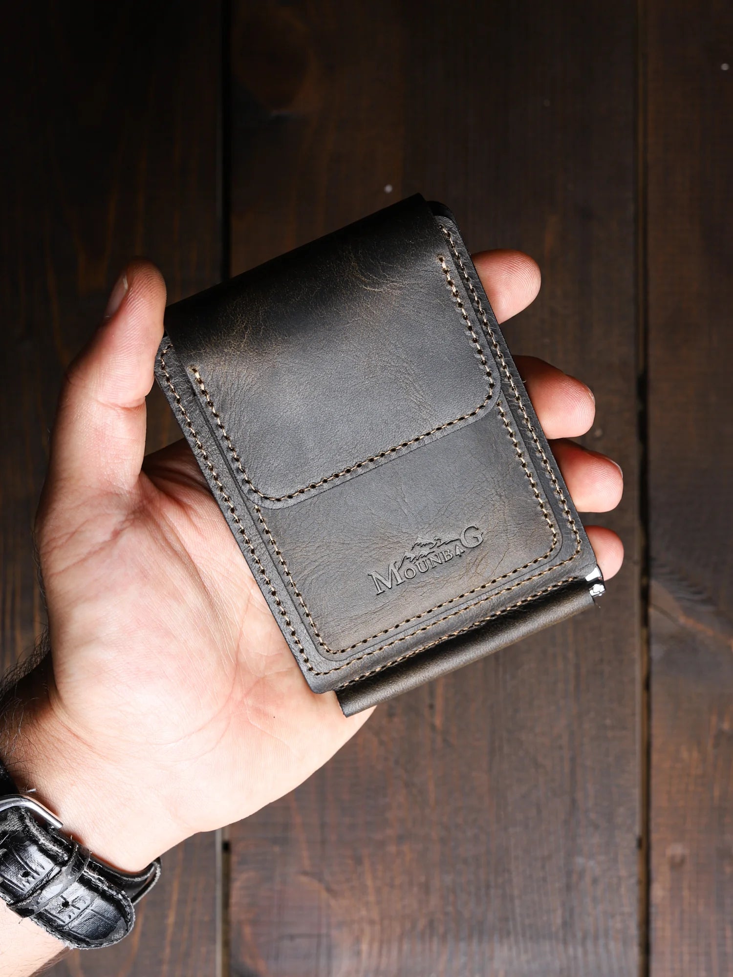 Magnesia Nakit Klipsli Deri Cüzdan