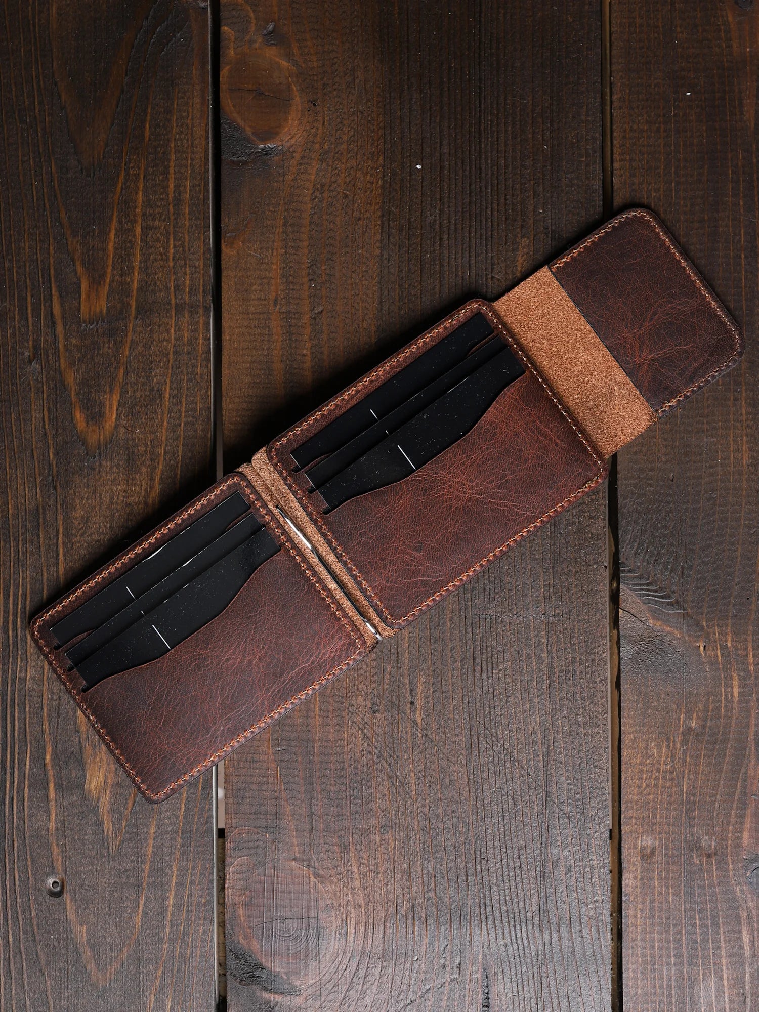 Magnesia Nakit Klipsli Deri Cüzdan