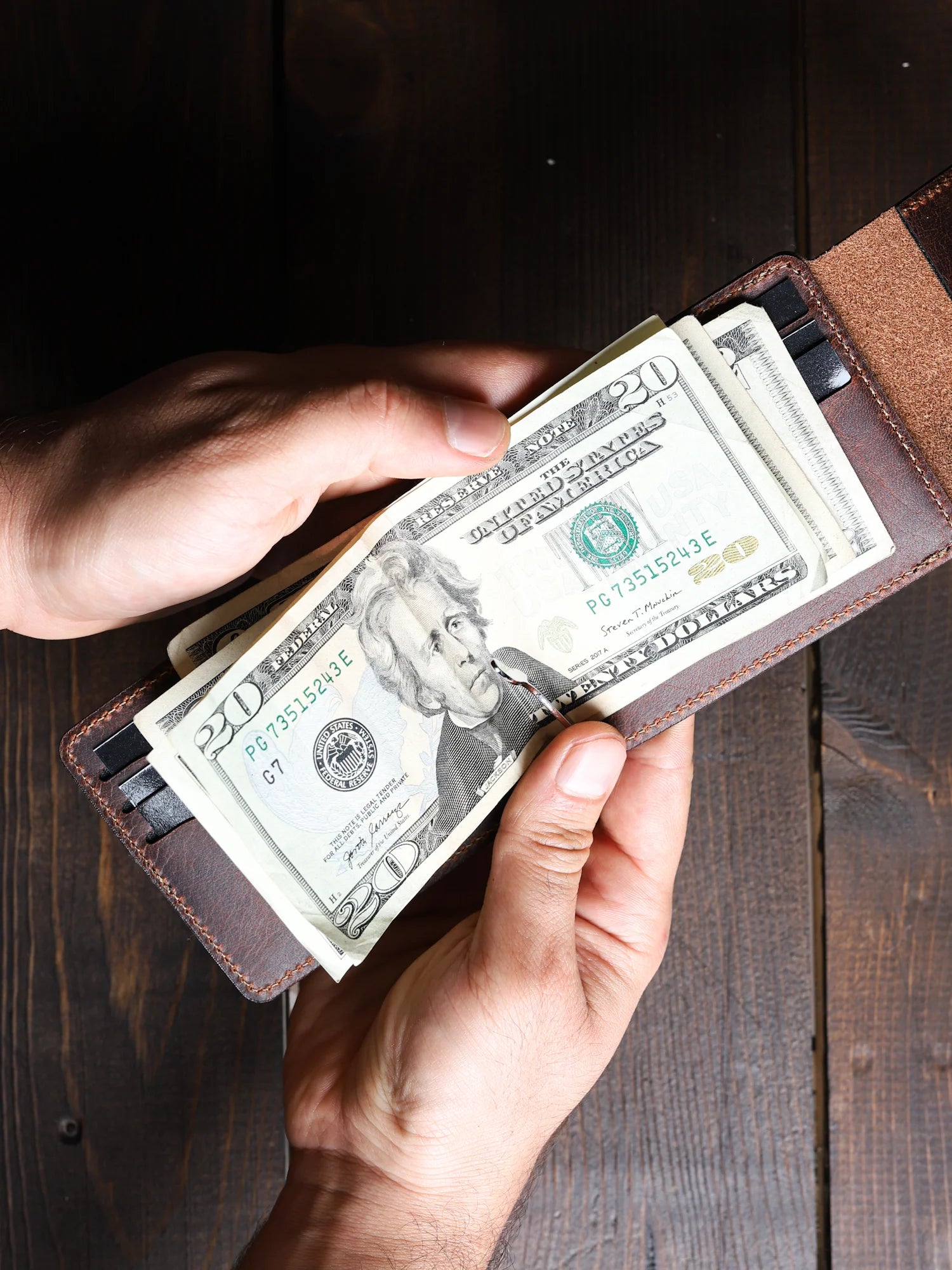 Magnesia Nakit Klipsli Deri Cüzdan