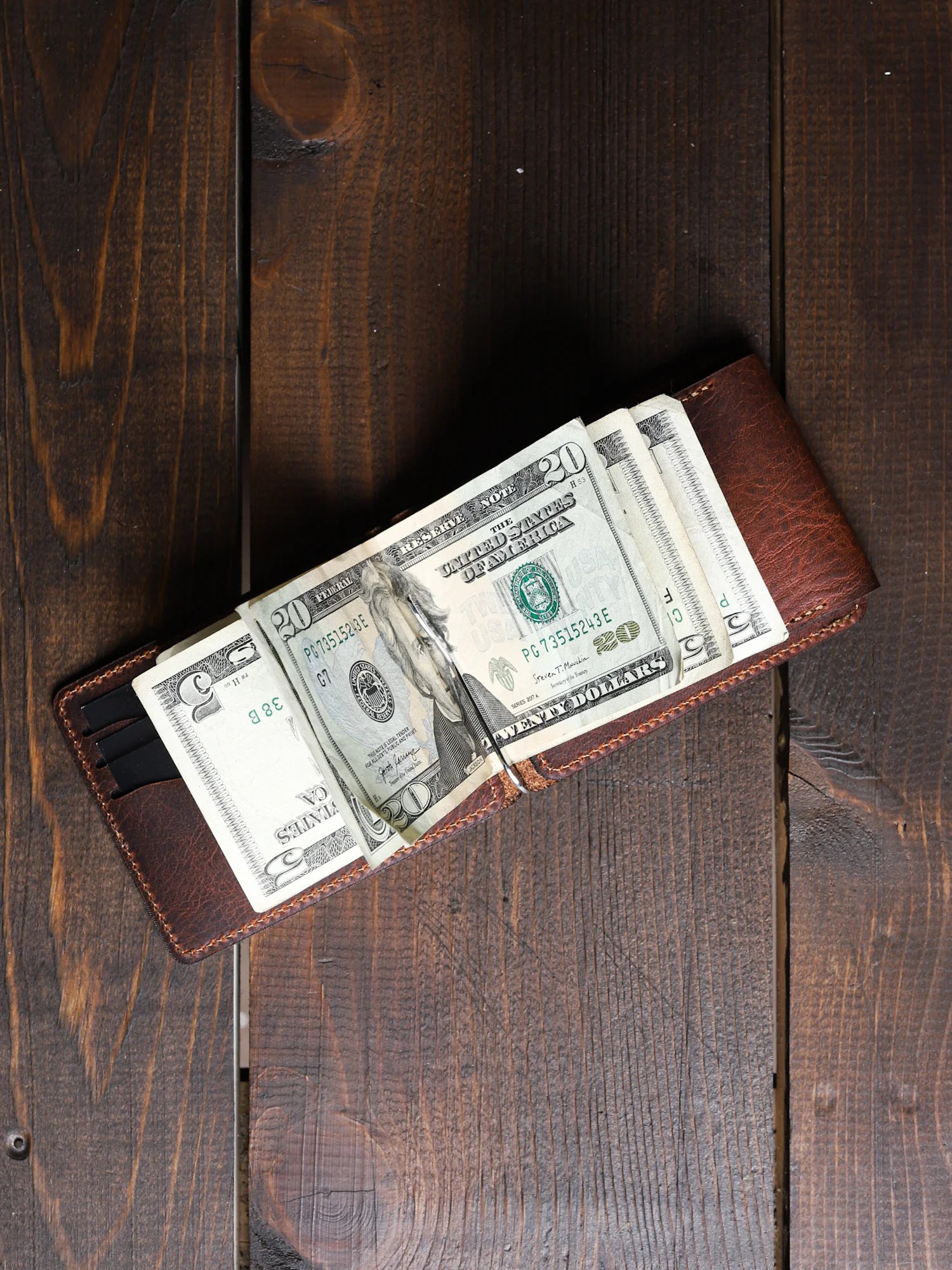 Magnesia Nakit Klipsli Deri Cüzdan