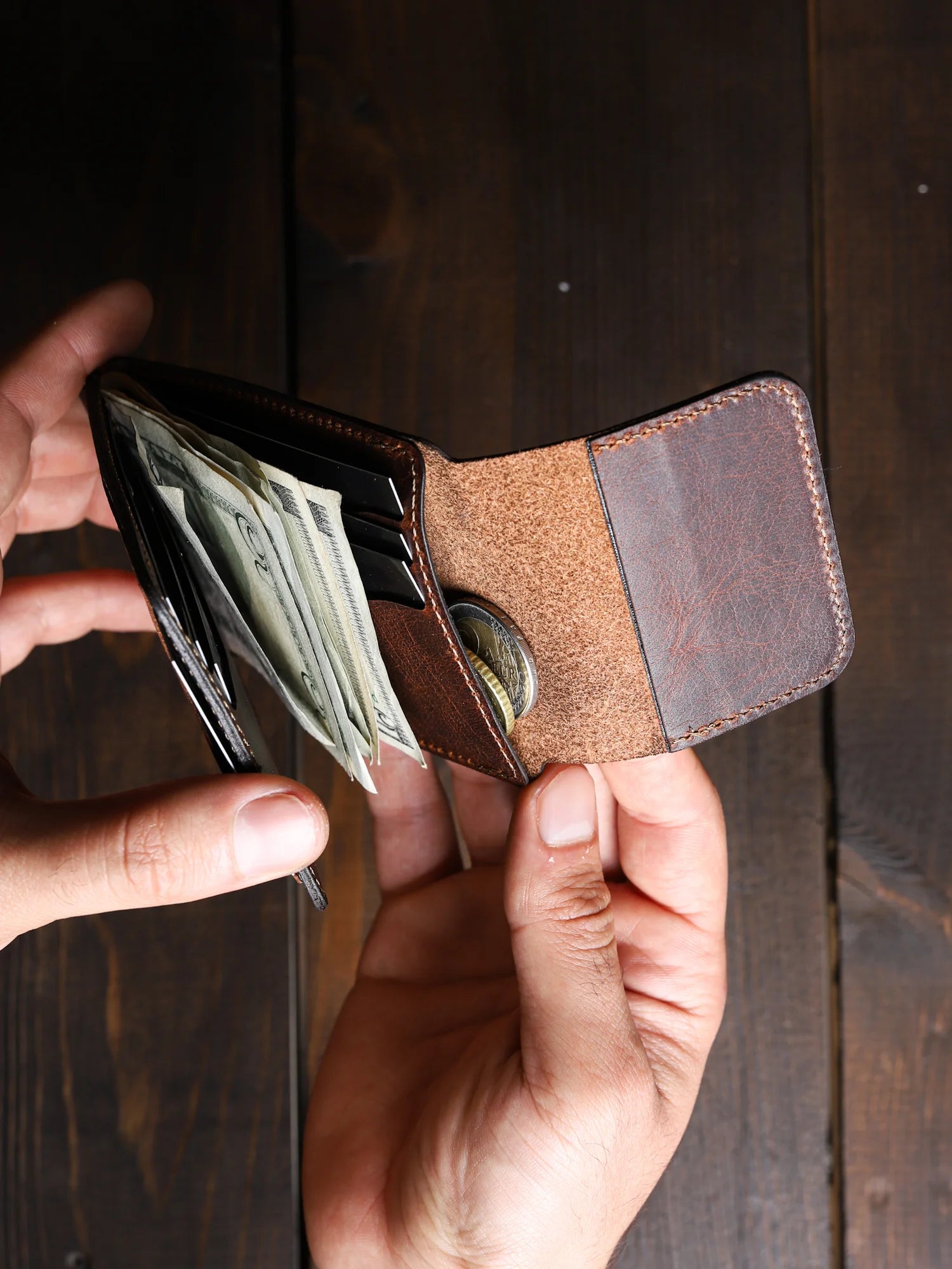 Magnesia Nakit Klipsli Deri Cüzdan