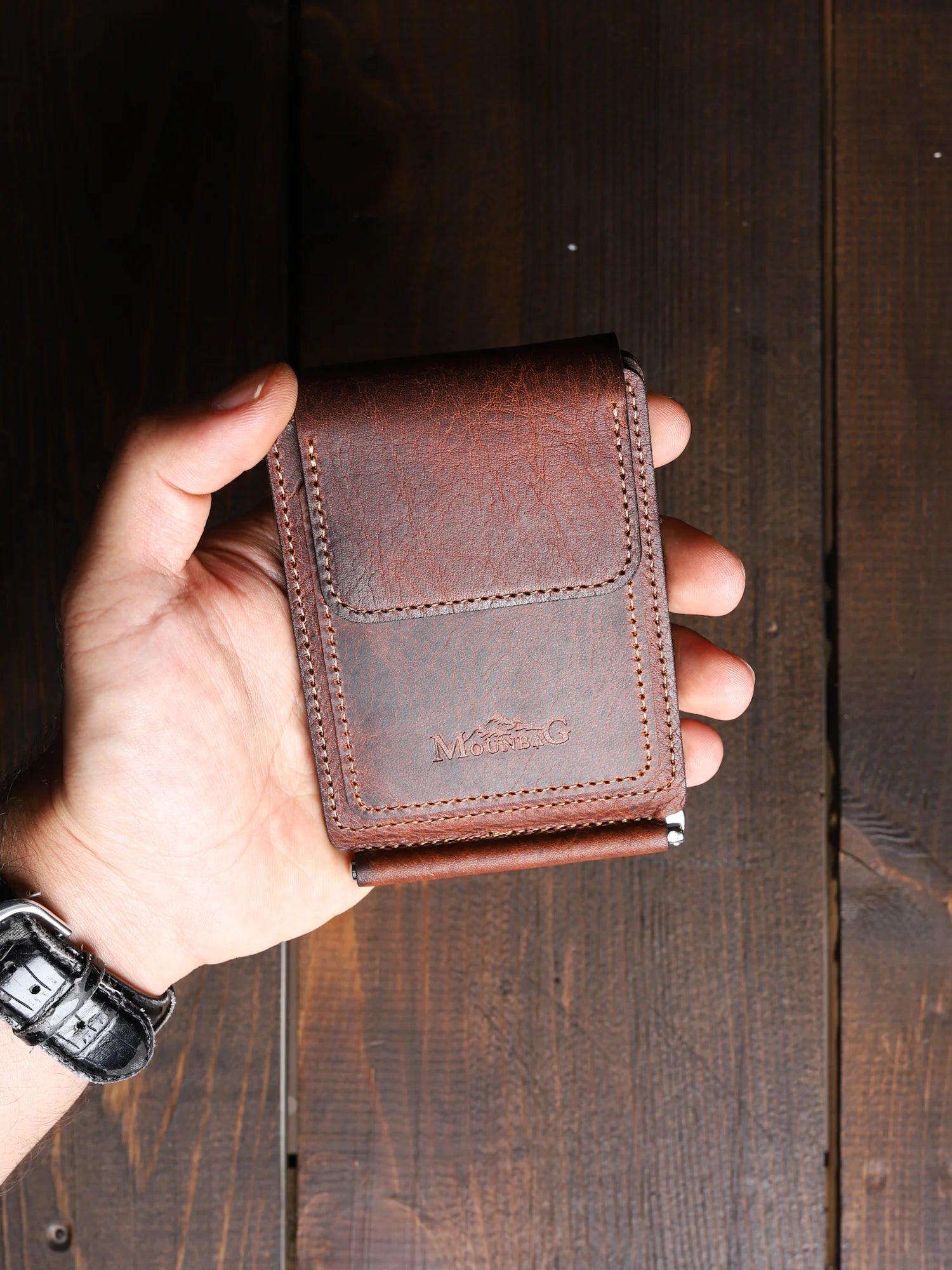 Magnesia Nakit Klipsli Deri Cüzdan