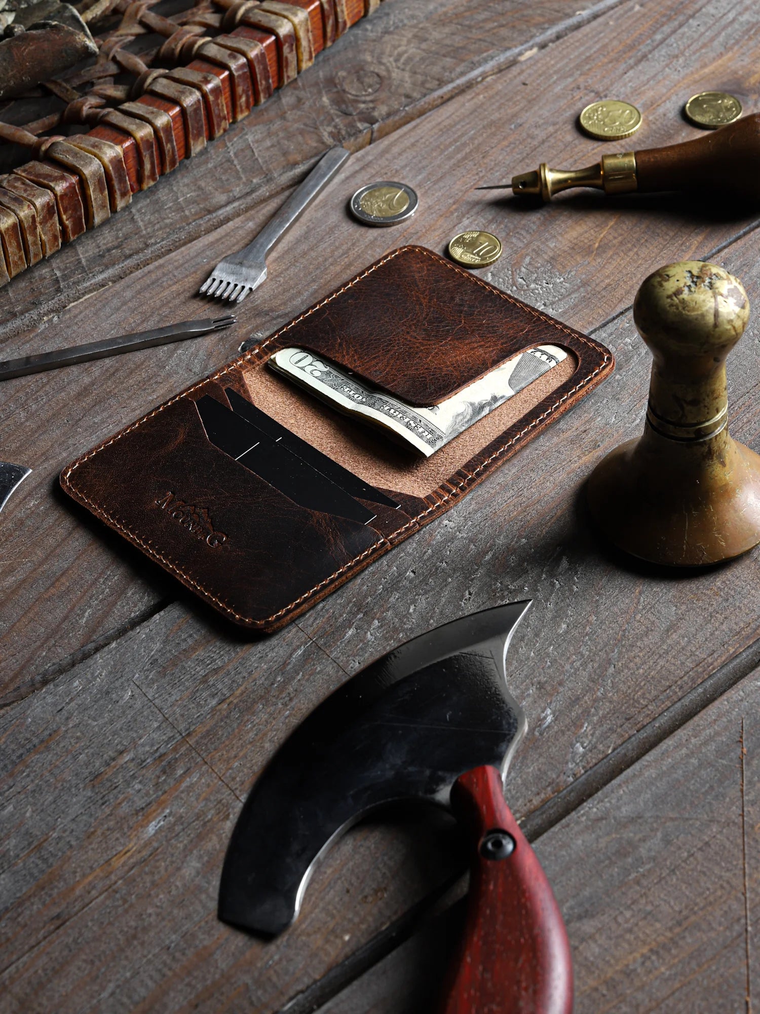 Minwall Deri Minimal Cüzdan