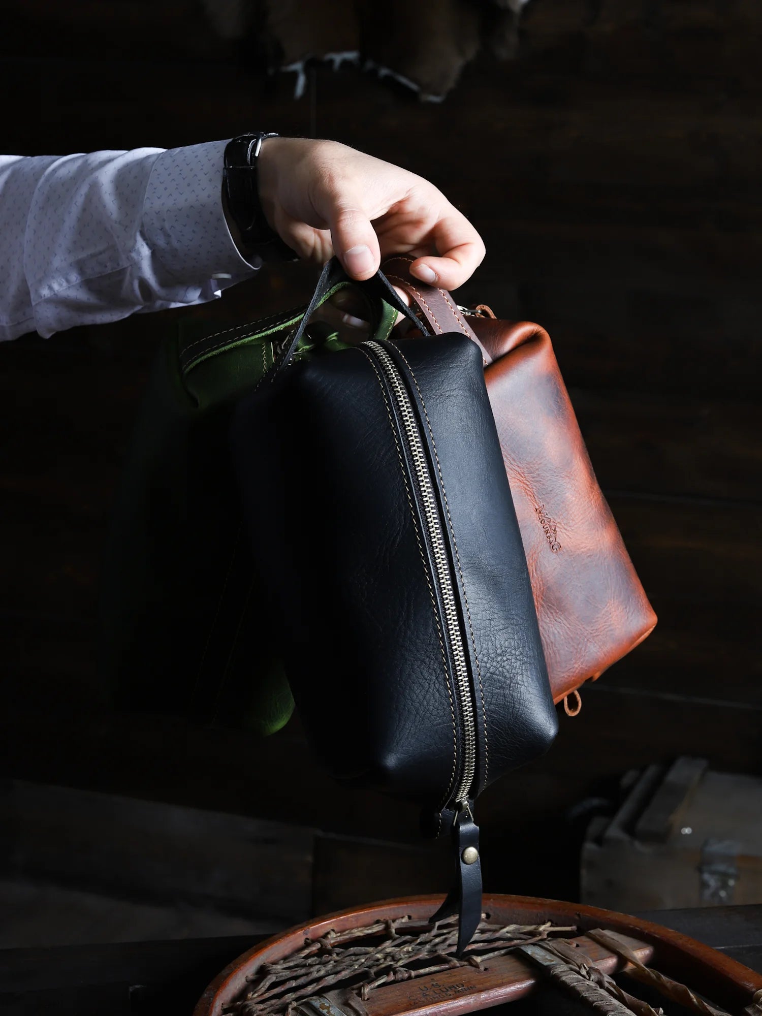 Picobag Deri Seyahat & Bakım Çantası