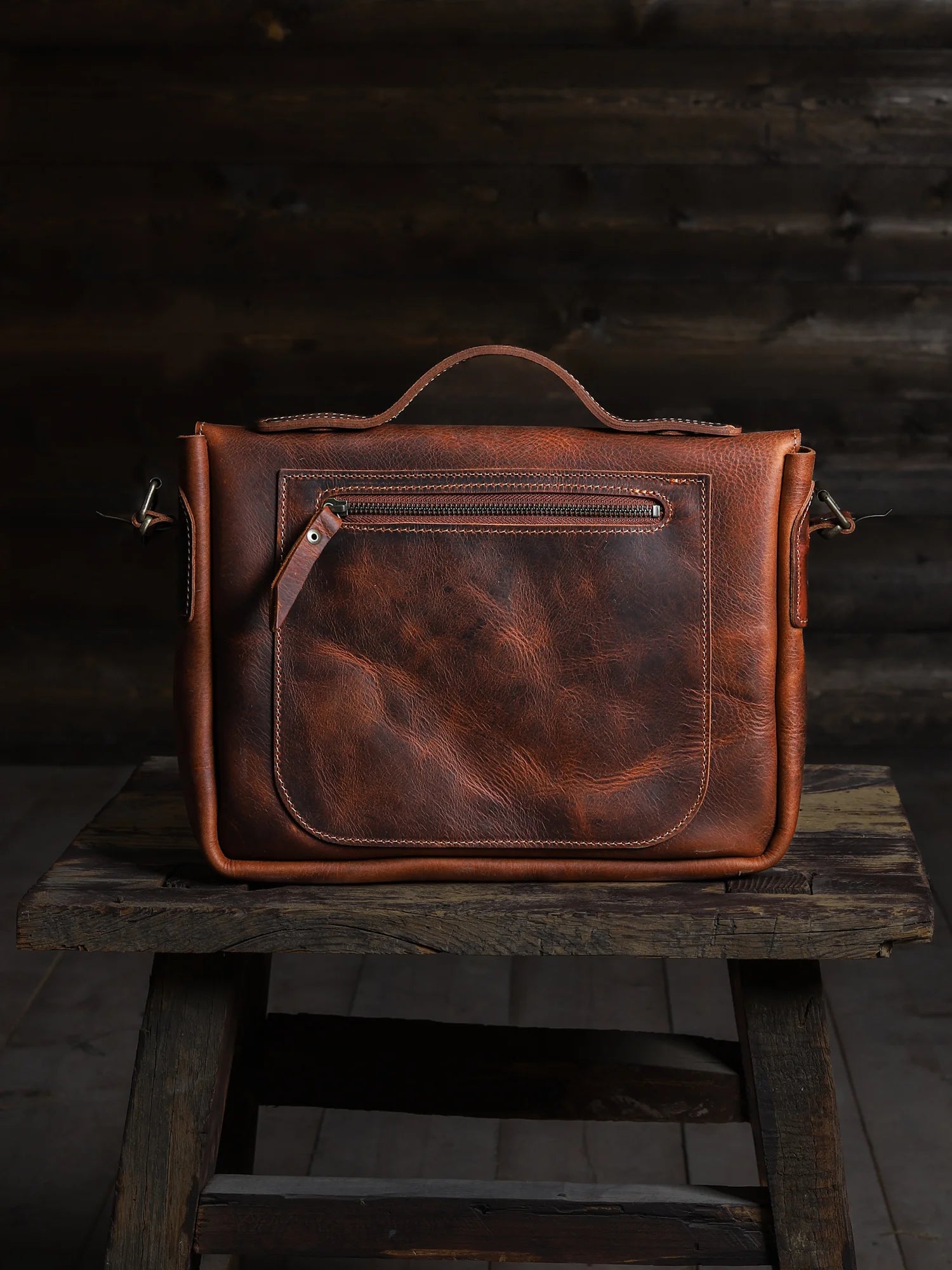 Pergamon Mini - Koyu Taba