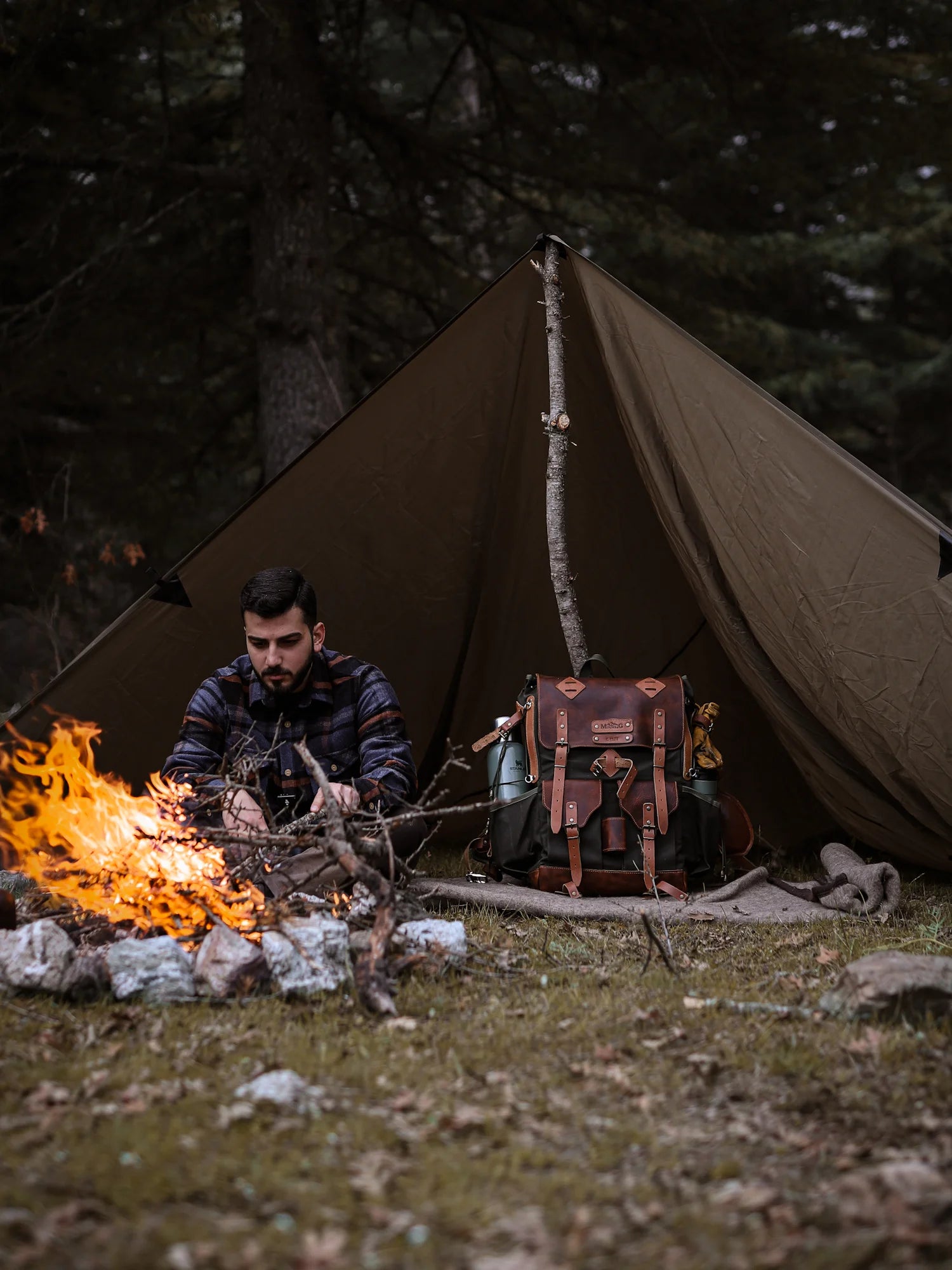 Bushcraft Pro Kamp & Gezi Sırt Çantası
