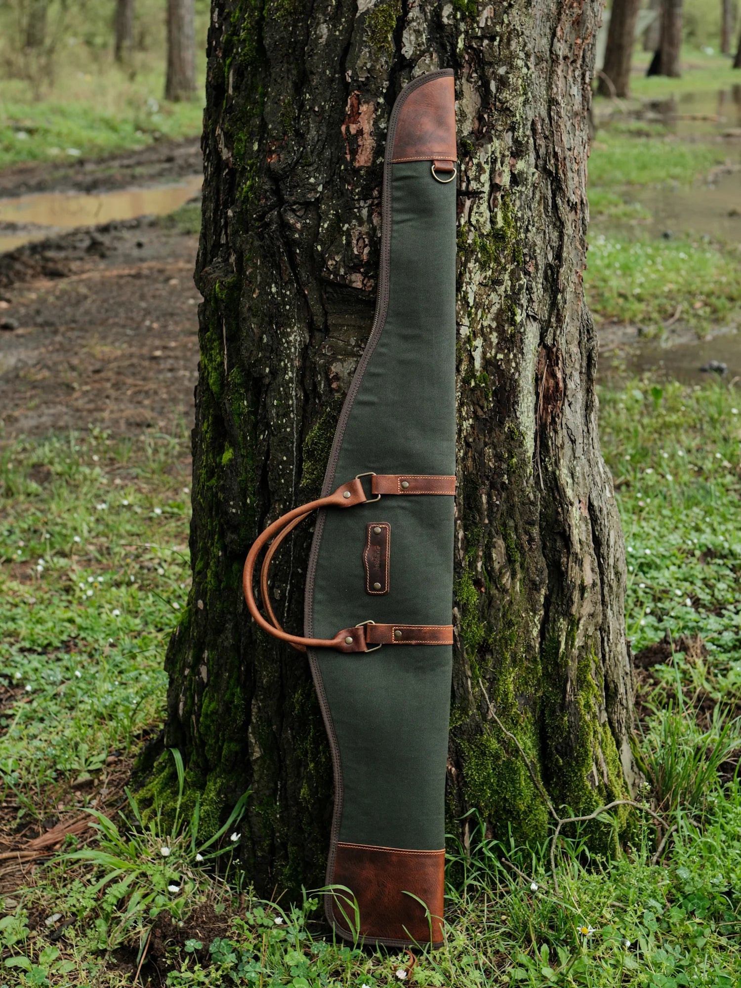 Mergen Deri / Kanvas Av Tüfeği Çantası (110cm)
