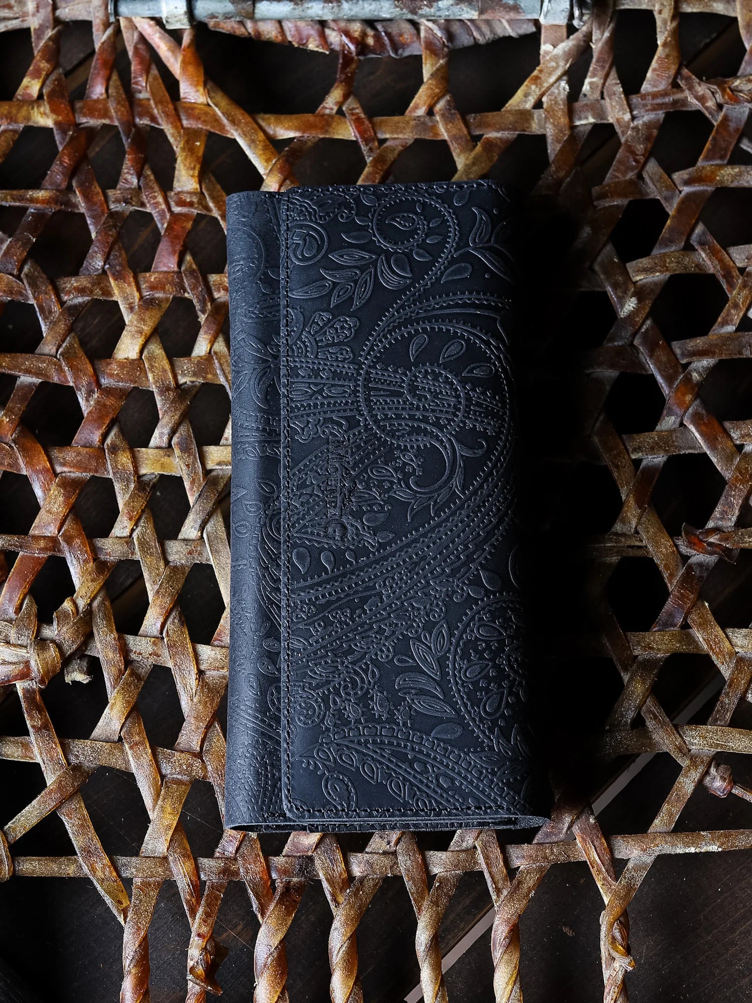 Machu Ethnique Deri Telefon Cüzdanı