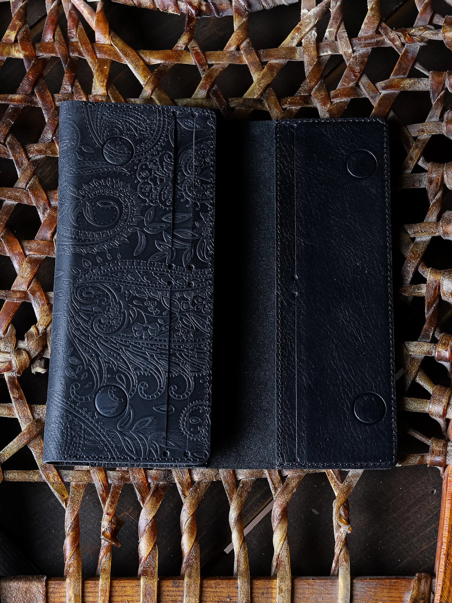 Machu Ethnique Deri Telefon Cüzdanı