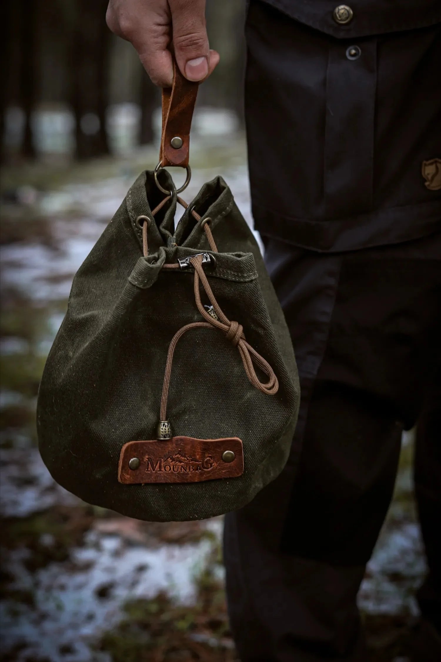 Bushcraft El Yapımı Kanvas Organizer