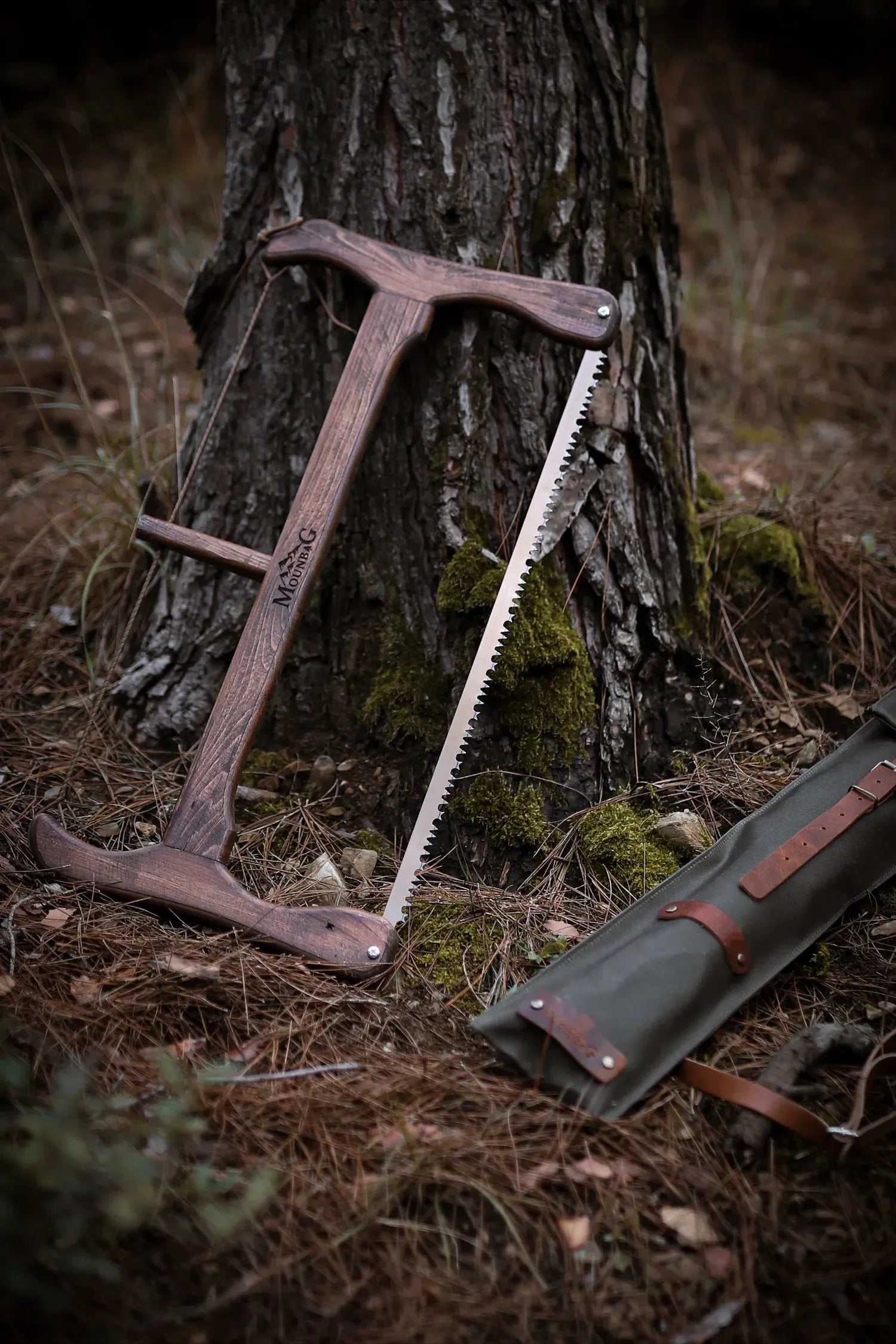 El Yapımı Kayın Bowsaw Testere