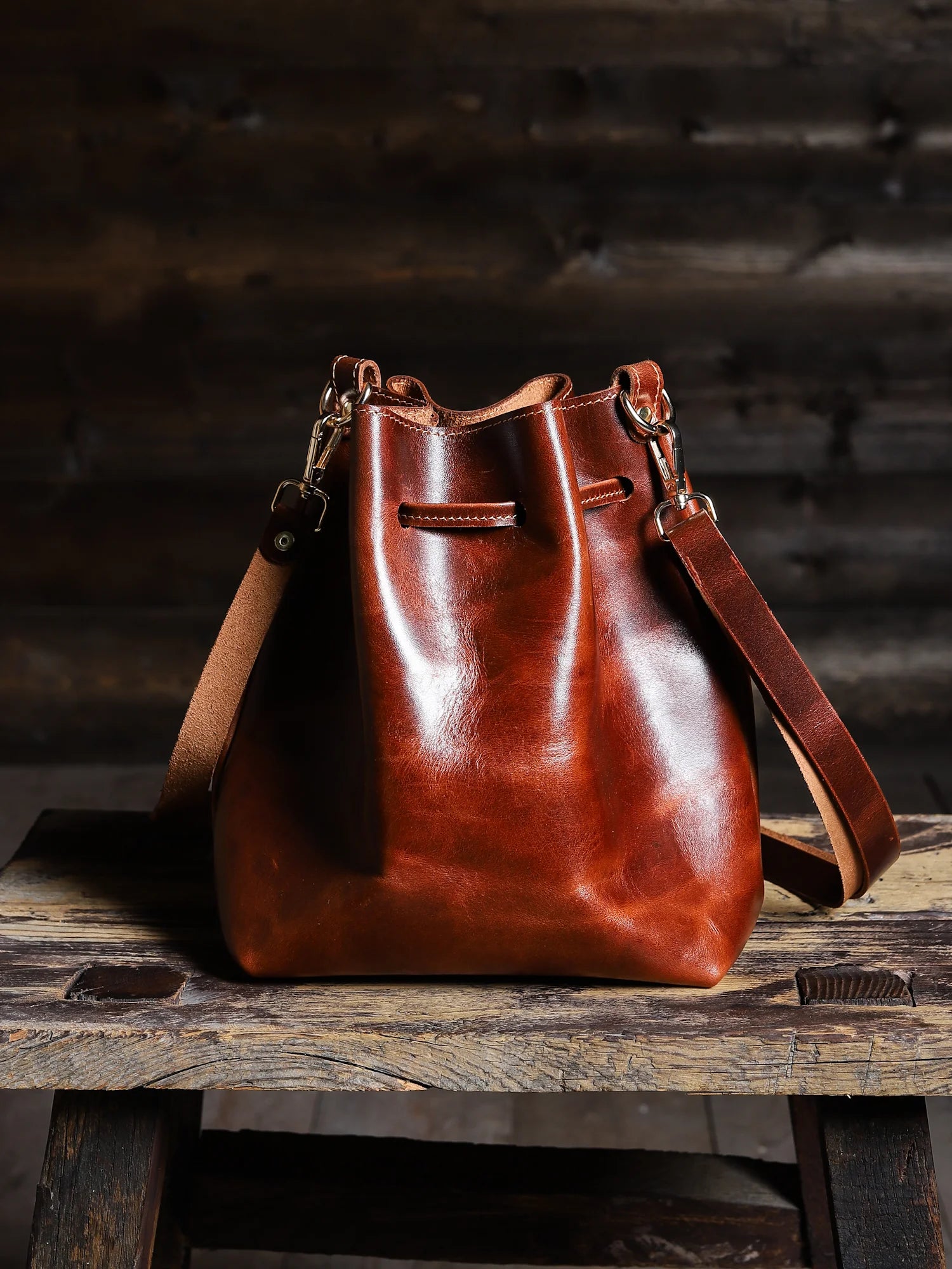 Bucketbag Deri Çanta