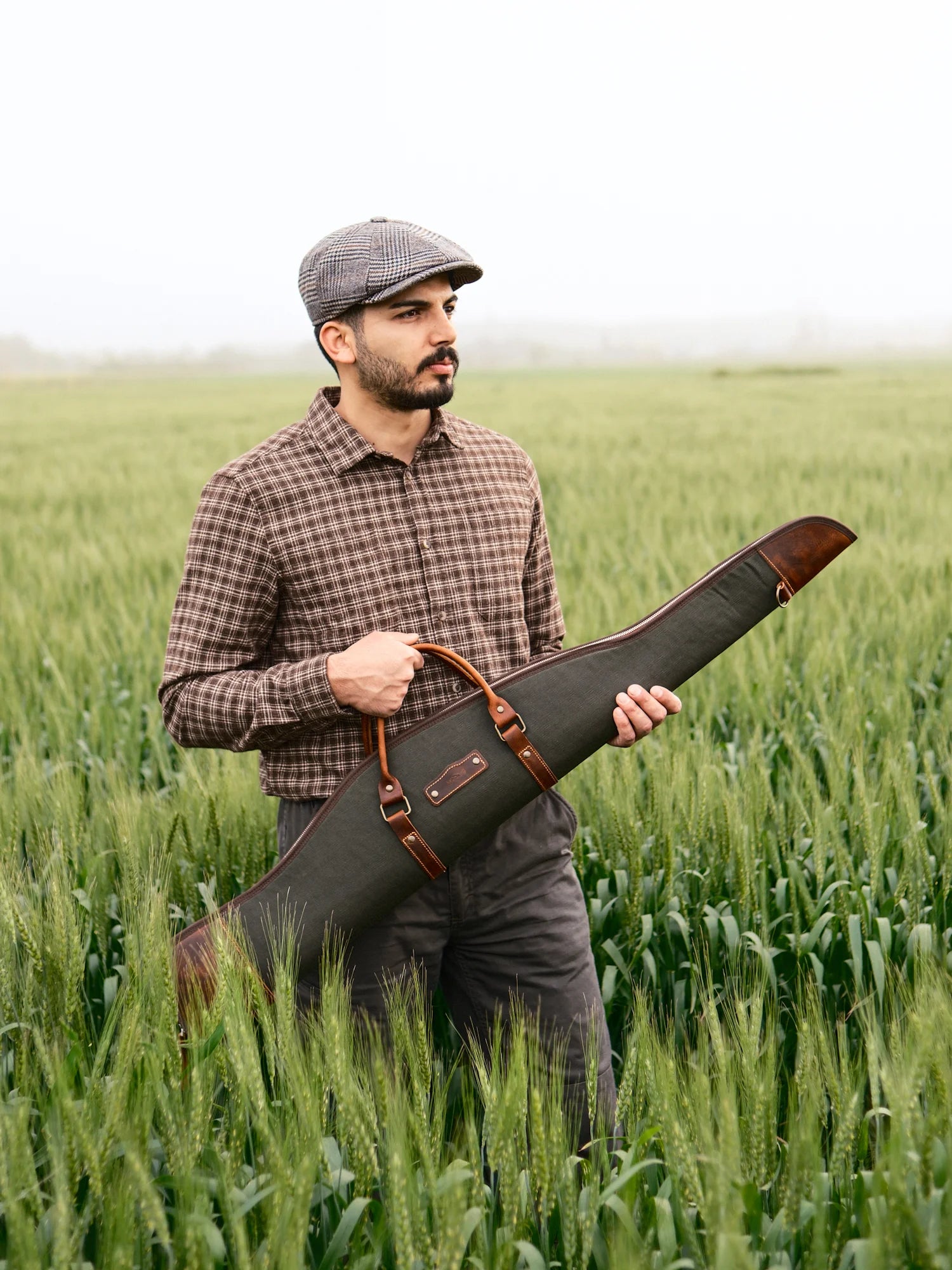 Mergen Deri / Kanvas Av Tüfeği Çantası (110cm)