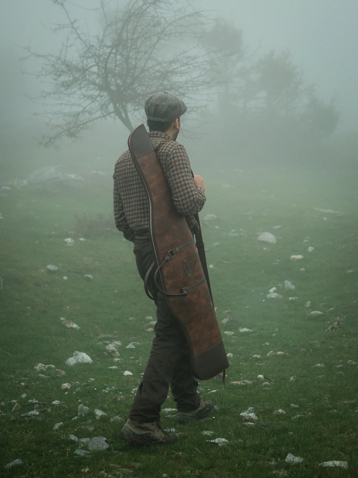 Şahbaz Deri / Kanvas Av Tüfeği Çantası (130cm)