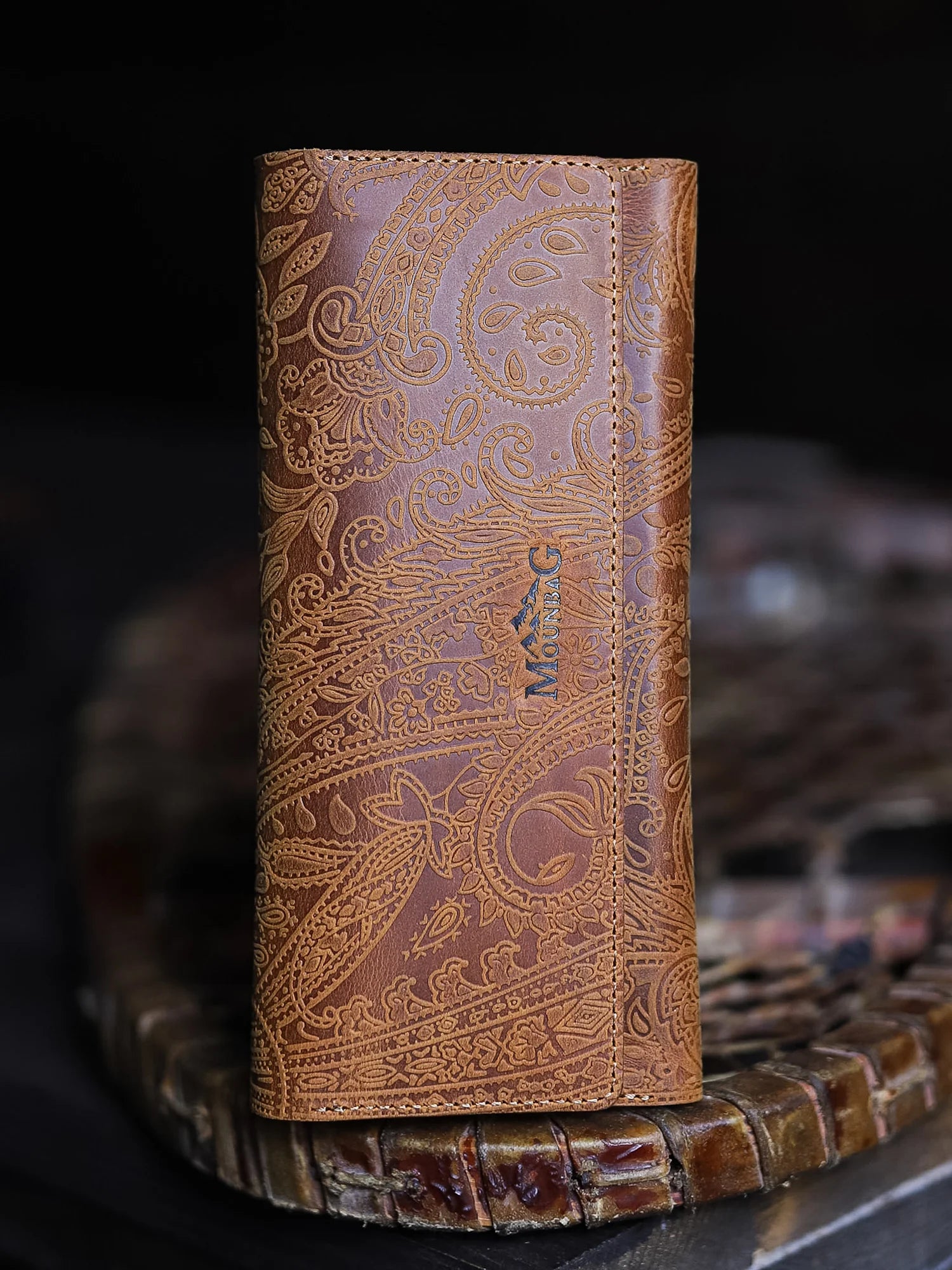 Machu Ethnique Deri Telefon Cüzdanı