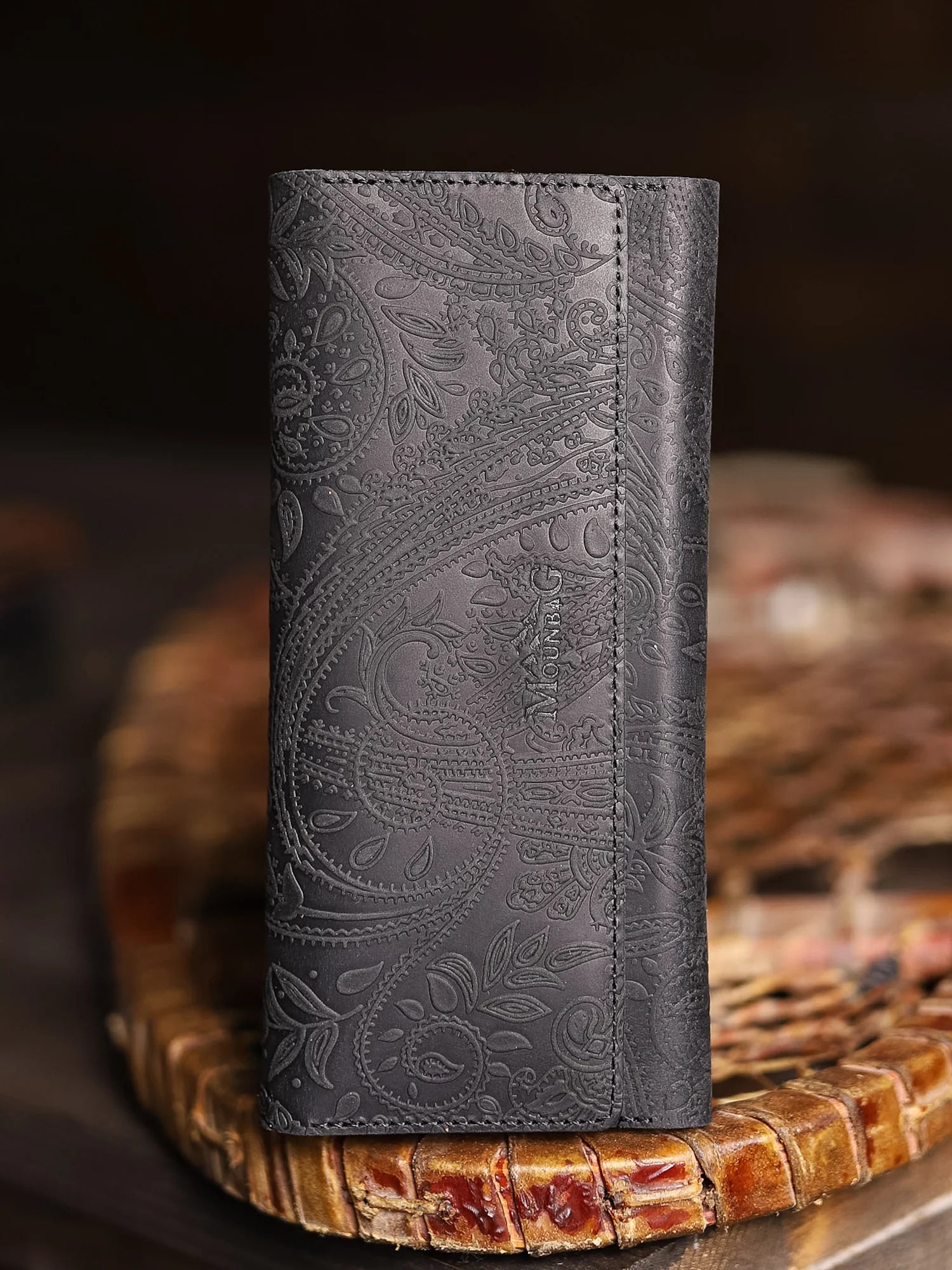 Machu Ethnique Deri Telefon Cüzdanı