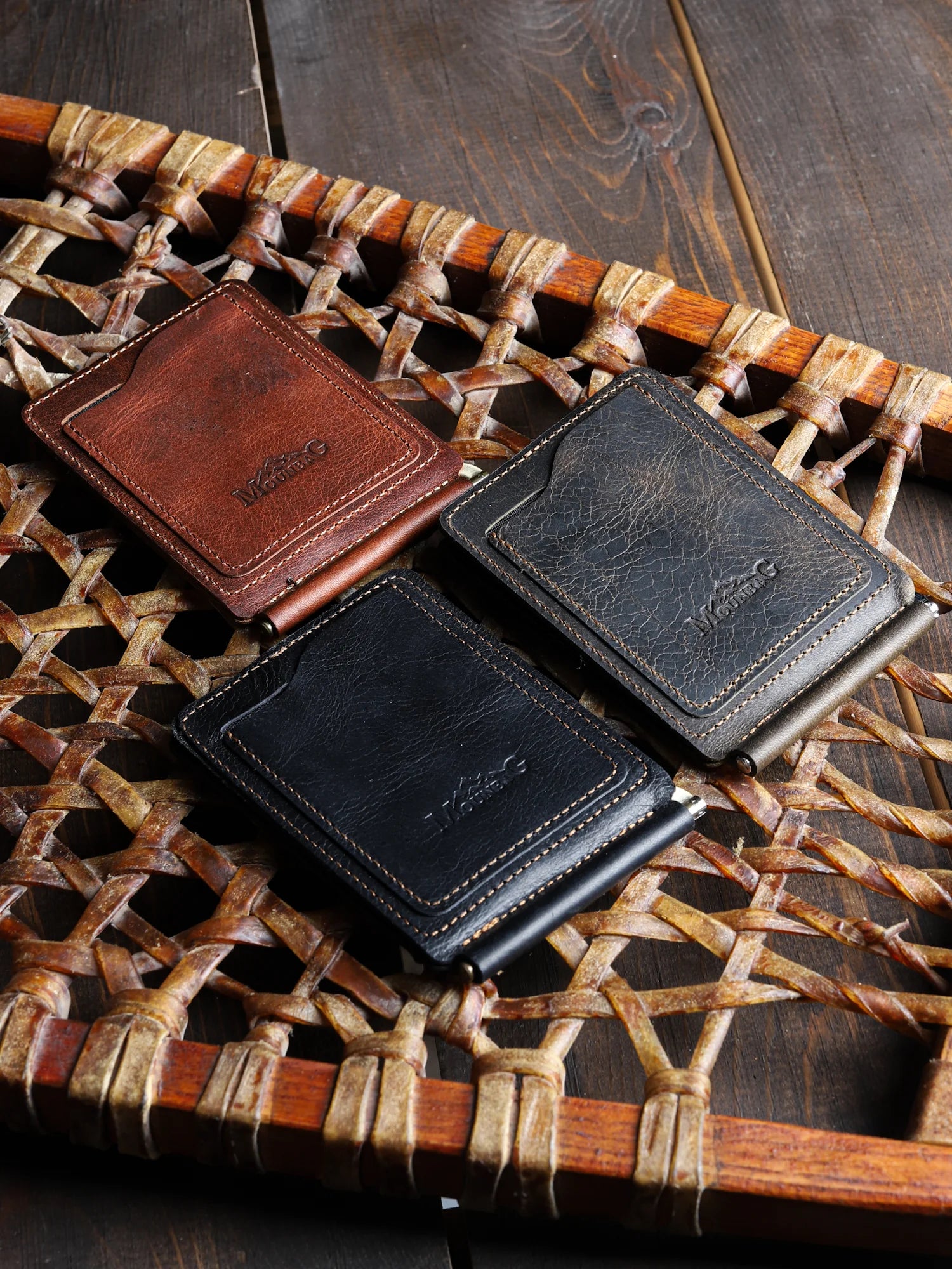 Priene Nakit Klipsli Deri Cüzdan