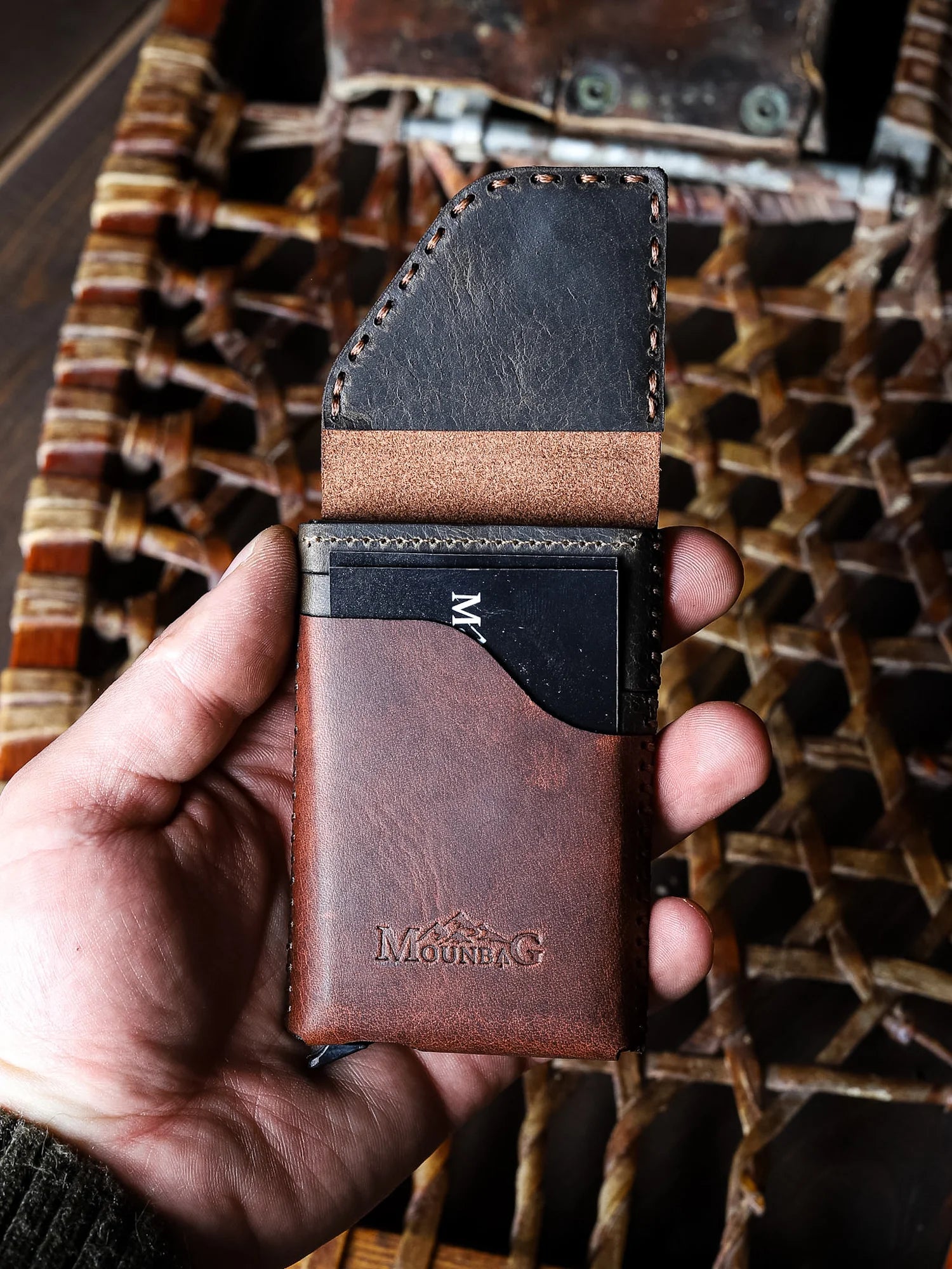 Sardes Mekanizmalı Deri Kartlık