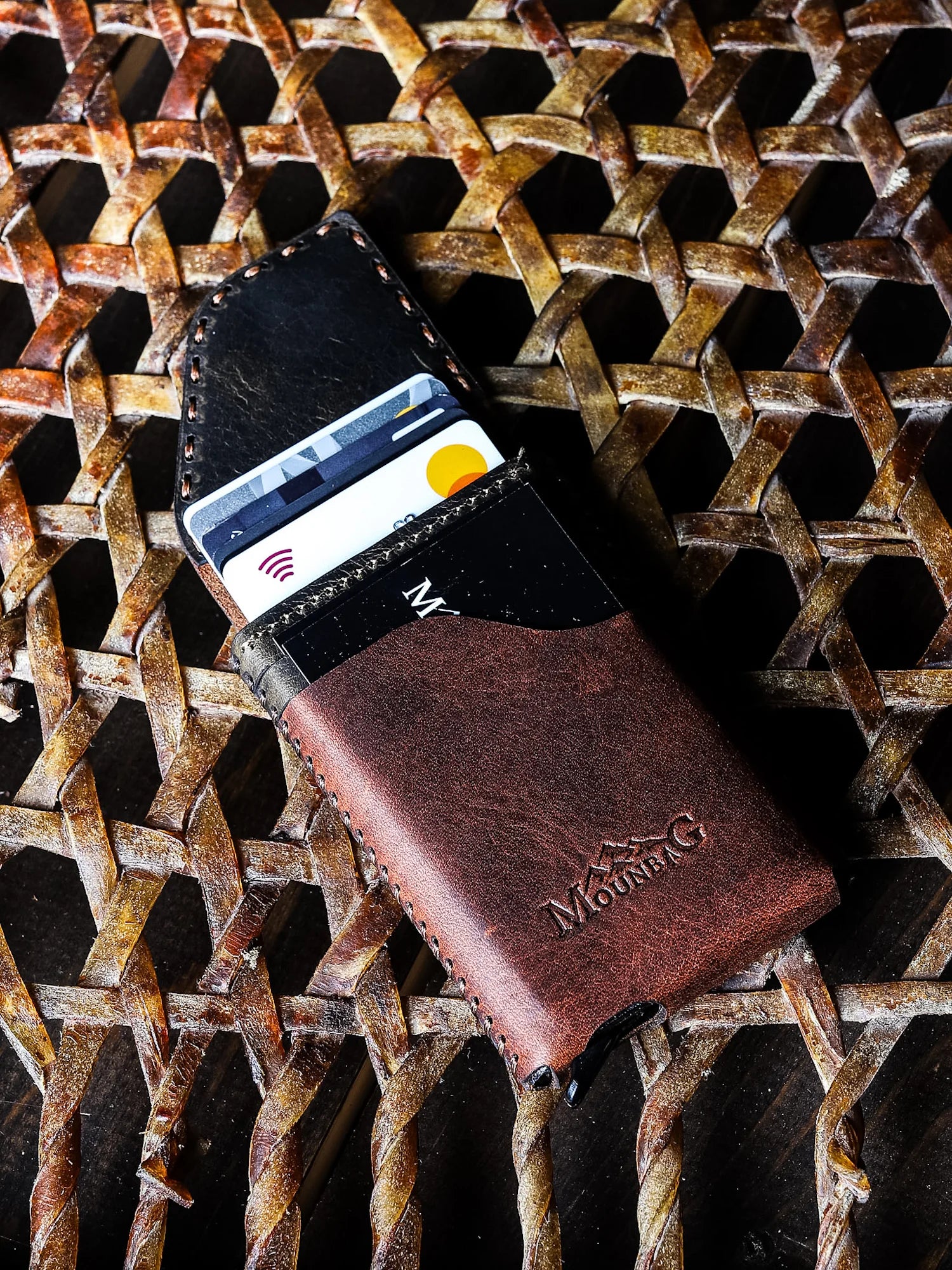 Sardes Mekanizmalı Deri Kartlık