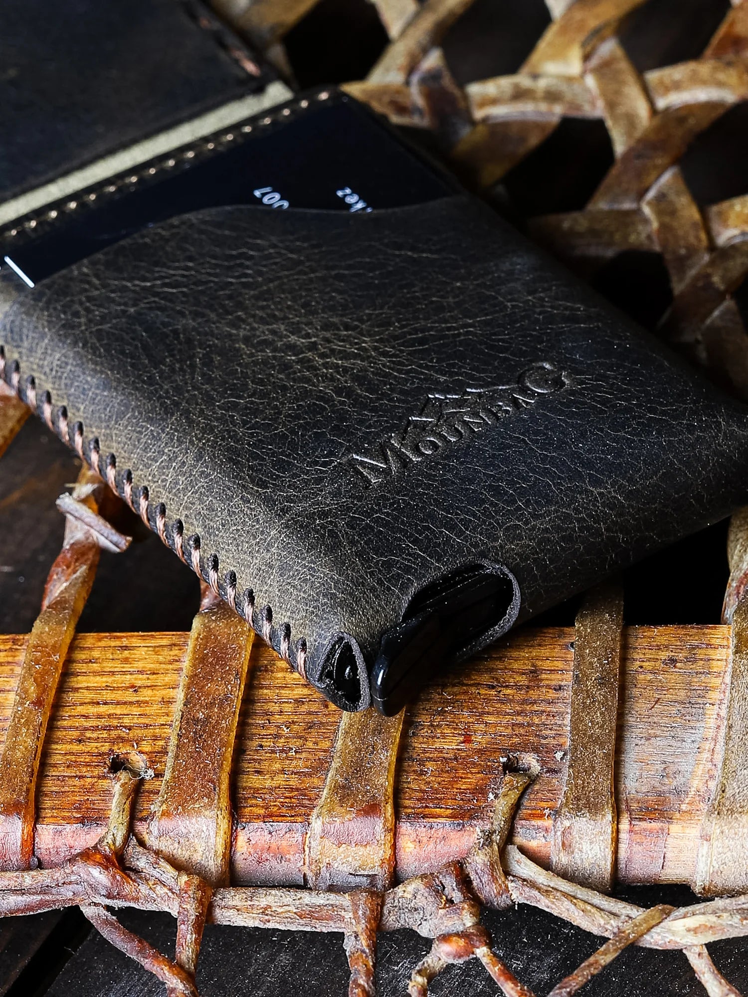 Sardes Mekanizmalı Deri Kartlık